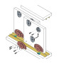 Système pour porte coulissante 40 kg - KOBLENZ