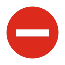 Panneau signalétique "SENS INTERDIT" - NOVAP