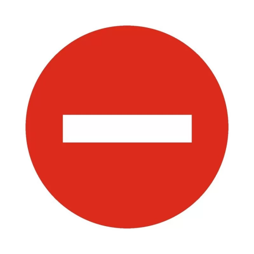 Panneau signalétique "SENS INTERDIT" - NOVAP