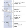 Entretoise 200 mm pour grille cache-radiateur aluminium - RENSON