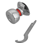 Bouton placard Inox V6079 - ASSA ABLOY VACHETTE