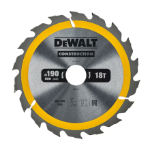 Lame 18 dents pour scie circulaire - Spécial bois - DEWALT