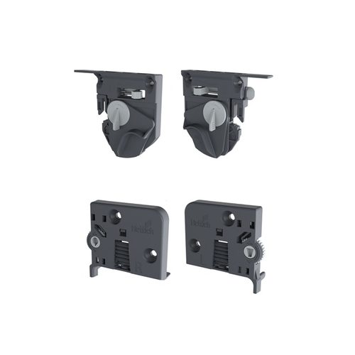 Kit de clips et réglage d'inclinaison QUADRO 4D SILENT SYSTEM - HETTICH