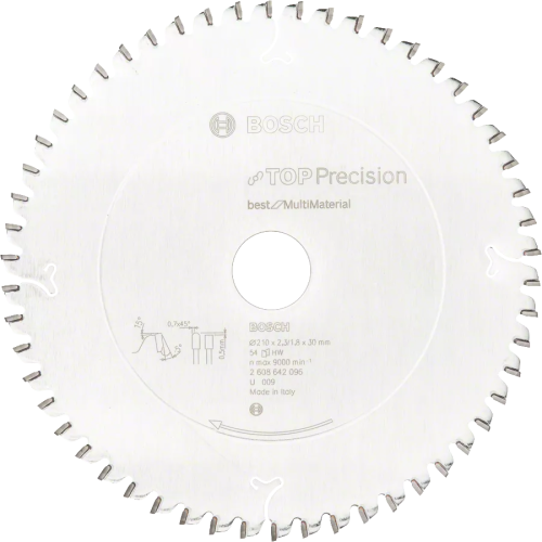 Lame de scies circulaires pour scies à onglets et radiales et scies à panneaux verticales - Alésage 30 mm - BOSCH