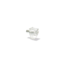 Taquet d'étagère à enfoncer Ø 5mm transparent
