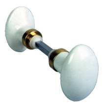 Bouton ovale double porcelaine - MERIGOUS