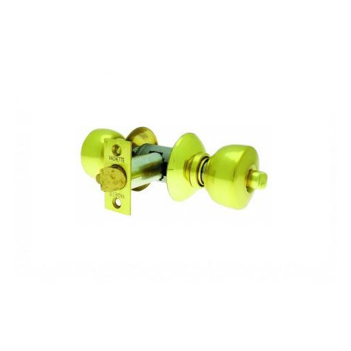 Serrure tubulaire à bouton tulipe Laiton V6500 - ASSA ABLOY VACHETTE