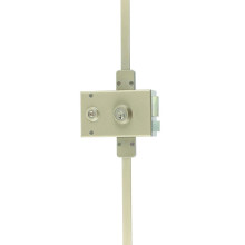 Serrure applique 3 points horizontale à fouillot profil rond KESO 8000 OMEGA - JPM