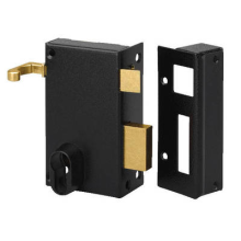 Serrure applique monopoint verticale à tirage profil européen 9812 - METALUX