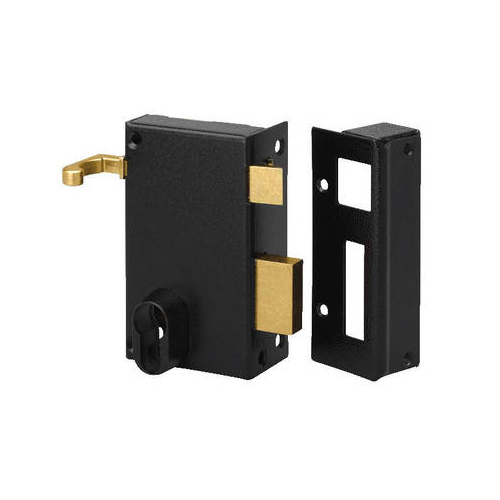 Serrure applique monopoint verticale à tirage profil européen 9812 - METALUX