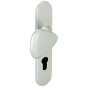 Ensemble de poignées de porte palière OPERA Chromé velours - ASSA ABLOY BEZAULT