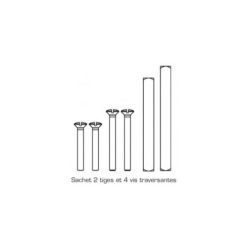 Kit de rallonge SECUMAX / TENOR - Kit de rallonge secumax - Pour porte de 48 à 58 mm