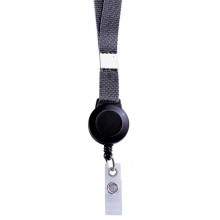 Cordon+ zip intégré porte-badge