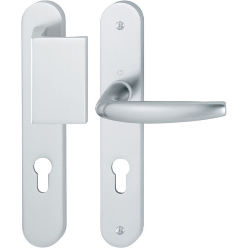 Ensemble palière HOPPE ATLANTA - 0105 - Ensemble HOPPE - Argent - Main droite réversible