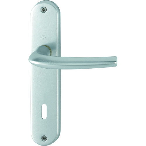 Ensemble HOPPE SAN DIEGO 1191/265 - 004 - FINITION - Argent, PERCEMENT - Bec de cane