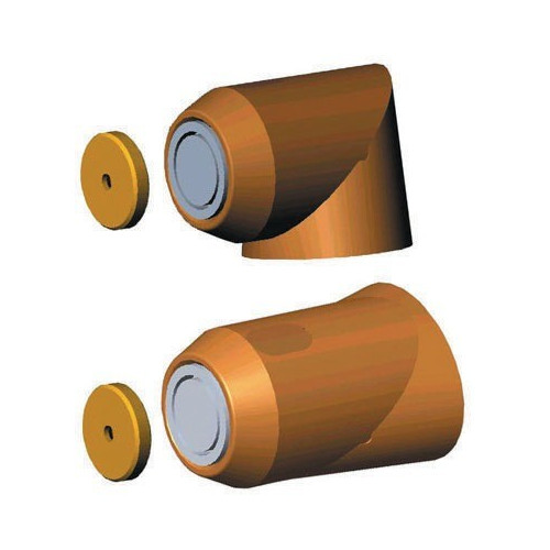 Butoir de porte magnétique - 004 - FINITION - Gris, FORCE - 10 kg