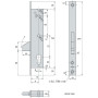 Serrure à encastrer monopoint série 2362 - STREMLER ASSA ABLOY
