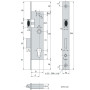 Serrure à encastrer monopoint série 2460 - STREMLER ASSA ABLOY