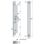 Serrure à encastrer haut et bas 2 points série 1233 - STREMLER ASSA ABLOY