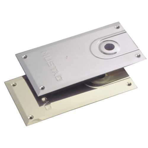 Plaque de recouvrement pour pivot 86N - 004 - FINITION - Inox mat, DIMENSION - 305x160 mm