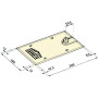 Plaque pour pivot TSP-TSA SEVAX - SEVAX