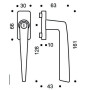 Bloc béquille à clé 1334 - ASSA ABLOY BEZAULT