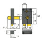 Serrure de sureté horizontale fouillot ZENITH 542 - ISEO