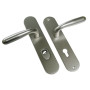 Ensemble de poignées de porte protecteur pour clé plate double béquille 8663 - DIECKMANN