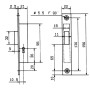 Serrure monopoint à encastrer METALUX Série 12