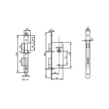 Serrure à encastrer Bec de condamnation Série D10 - ASSA ABLOY VACHETTE