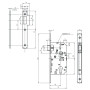 Serrure monopoint Bec de cane D452 - ASSA ABLOY VACHETTE