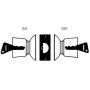 Serrure tubulaire V6526 - ASSA ABLOY VACHETTE