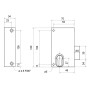 Serrure en applique verticale pêne dormant série 9800 - METALUX