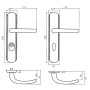Ensemble de poignées de porte de sécurité SECUMAX - ASSA ABLOY BEZAULT