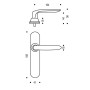 Ensemble de poignées de porte JAZZ EA165 - ASSA ABLOY BEZAULT