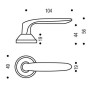 Béquille double JAZZ - ASSA ABLOY BEZAULT