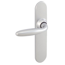 Ensemble de poignées de porte OPERA - Chromé velours - ASSA ABLOY BEZAULT