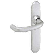 Ensemble de poignées de porte ALTO - Chromé velours - ASSA ABLOY BEZAULT
