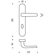 Ensemble de poignées de porte STUDIO - ASSA ABLOY VACHETTE