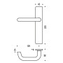 Ensemble de poignées de porte BERCY - ASSA ABLOY VACHETTE