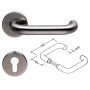 Béquille double contre coudée ZG41.7/40 inox EST - NORMBAU