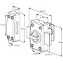 Verrou bouton Classik - ABUS