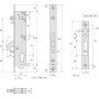 Serrure à encastrer monopoint série 2562 - STREMLER ASSA ABLOY