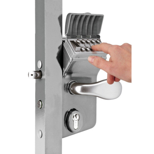 Serrure de portail à code mécanique LMKQ40V2 - LOCINOX