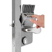 Serrure de portail à code mécanique LMKQ40V2 - LOCINOX