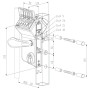 Serrure de portail à code mécanique LMKQ40V2