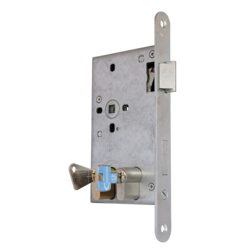 Serrure à larder à double perçage - InoxV2A brossé mat - WSS