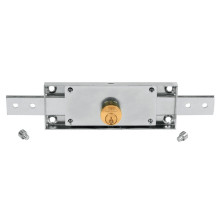 Serrure de rideau 2 points cylindre rond - VIRO