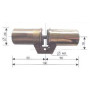Cylindre Monobloc pour VTS/PALIERIS/MODULIS - FICHET