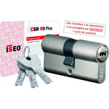 Cylindre de serrure double entrée ISEO R9 Plus